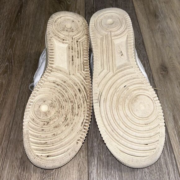 Nike Men’s US Size 9 Air Force 1 Low Triple White Shoes 315122-111 Repainted - Picture 15 of 15